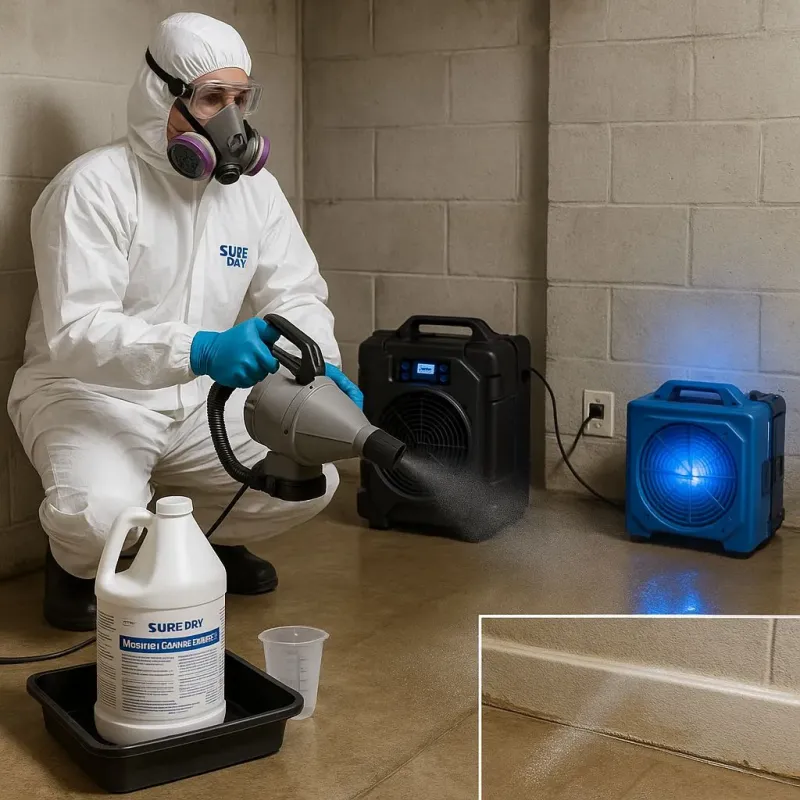 Sanitization and Odor Removal process in Crozet, VA